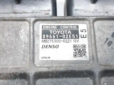 Second-hand car spare part ecu engine control for toyota auris sol oem iam references 8966102e51  