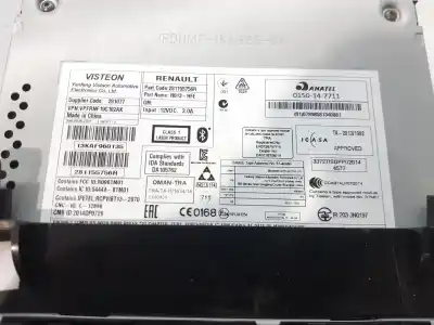 İkinci el araba yedek parçası SES SISTEMI / RADYO CD için RENAULT KADJAR  OEM IAM referansları 281155756R  