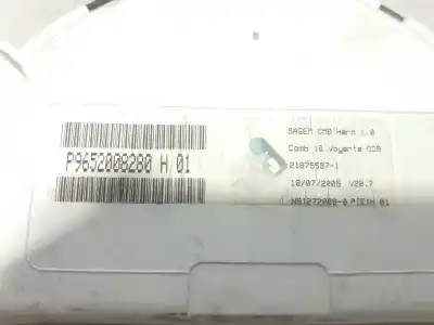 Peça sobressalente para automóvel em segunda mão quadrante por citroen c3 hdi 70 furio referências oem iam 9652008280  