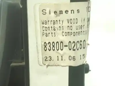 Peça sobressalente para automóvel em segunda mão quadrante por toyota corolla (_e12_) 1.4 d (nde120_) referências oem iam 8380002c60  