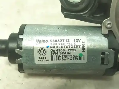 Автозапчастина б/у двигатель заднього склоочисника для volkswagen caddy ka/kb (2c) kasten посилання на oem iam 5k0955712c  