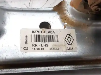 Second-hand car spare part rear left window regulator for renault kadjar intens oem iam references 827014ea0a