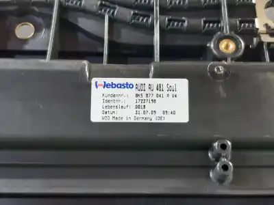 Автозапчастина б/у електричний дах для audi a4 b8 (8k2) 2.0 tdi посилання на oem iam 8k5877041  
