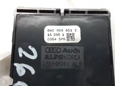 Автозапчастина б/у передні вікний вмикач для audi a4 b9 (8w2, 8wc) 2.0 tdi посилання на oem iam 8w0959851e  