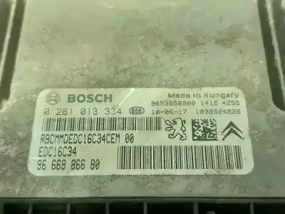 Автозапчасти б/у блок управления двигателем за citroen c4 picasso i monospace (ud_) 1.6 hdi ссылки oem iam 9666986680  