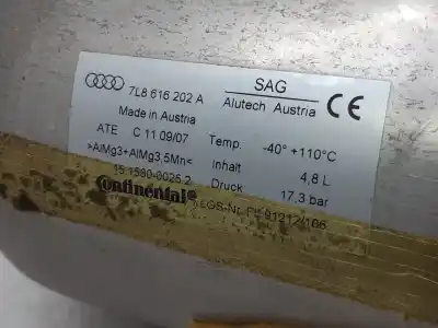 Автозапчастина б/у центральний акумулятор амортизатор для audi q7 (4l) 3.0 tdi посилання на oem iam 7l8616202a  
