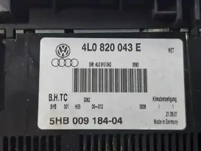 Peça sobressalente para automóvel em segunda mão comando de sofagem (chauffage / ar condicionado) por audi q7 (4l) 3.0 tdi referências oem iam 4l0919158e  