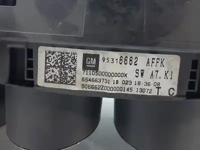 Автозапчастина б/у панель інструментів для opel mokka excellence посилання на oem iam 95316662