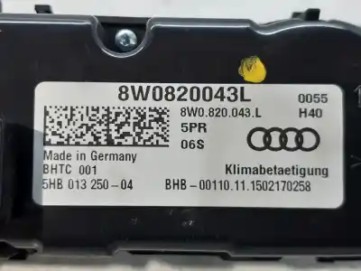 Автозапчасти б/у климат-контроль за audi a4 b9 (8w2, 8wc) 2.0 tdi ссылки oem iam 8w0820043l  
