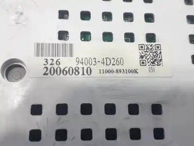 Gebrauchtes Autoersatzteil instrumententafel zum kia carnival 2.9 crdi vgt active oem-iam-referenzen 940034d260