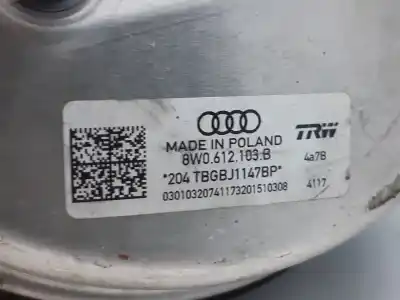 Автозапчастина б/у гальмівний серво для audi a4 b9 (8w2, 8wc) 2.0 tdi посилання на oem iam 8w0612103b  