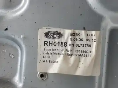Автозапчасти б/у задний правый стеклорегулятор за ford focus c-max (cap) trend (d) ссылки oem iam 3m51r24994ch