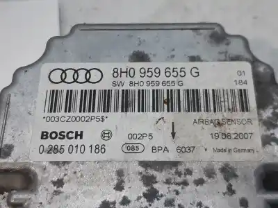 Автозапчастина б/у блок управління подушками безпеки для audi a4 cabrio (8h) 2.0 tdi посилання на oem iam 8h0959655g