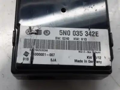 Second-hand car spare part electronic module for seat leon (1p1) fr oem iam references 5n0035342e  