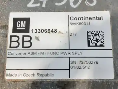 Автозапчастина б/у електронний модуль для opel mokka x design line start/stop посилання на oem iam 13306648  