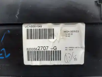 Peça sobressalente para automóvel em segunda mão quadrante por renault clio iii confort dynamique referências oem iam 8201059899  