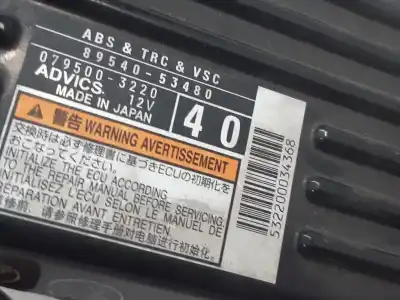 Автозапчасти б/у электронный модуль за lexus is iii (_e3_) 300h (ave30_) ссылки oem iam 8954053480  