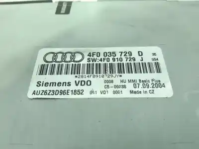 Автозапчасти б/у gps-навигационная система за audi a6 c6 (4f2) 2.4 ссылки oem iam 4f0035729  