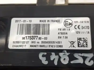 Автозапчасти б/у электронный модуль за ds 4 performance line 120 cv / 88 kw ссылки oem iam 9817537780  