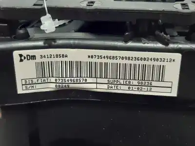 Second-hand car spare part front left air bag for fiat doblo cargo basis kasten oem iam references 07354968570  