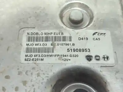 Second-hand car spare part ecu engine control for fiat doblo cargo basis kasten oem iam references 51908953  