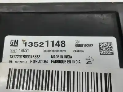 Second-hand car spare part electronic module for opel mokka x design line start/stop oem iam references 13521148  