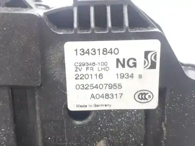 Second-hand car spare part front right door lock for opel corsa e expression oem iam references 13431840  