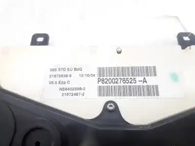 Автозапчасти б/у приборная доска за renault clio ii fase ii (b/cb0) base authentique 75 cv / 55 kw ссылки oem iam 8200276525  