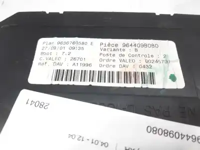 Pièce détachée automobile d'occasion unité de commande bsi pour peugeot 307 (s1) xr références oem iam   