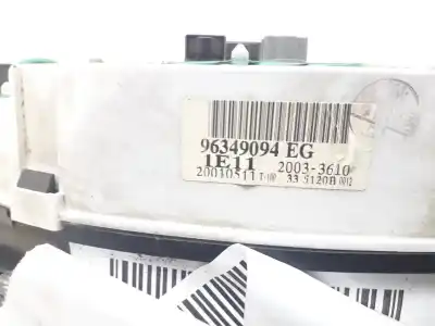 Pezzo di ricambio per auto di seconda mano pannello degli strumenti per daewoo lanos se daytona riferimenti oem iam 96349094eg