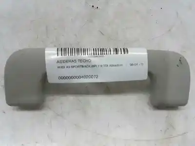 Peça sobressalente para automóvel em segunda mão puxador dianteiro esquerdo por audi a3 sportback (8p) 1.9 tdi referências oem iam 8p0857607