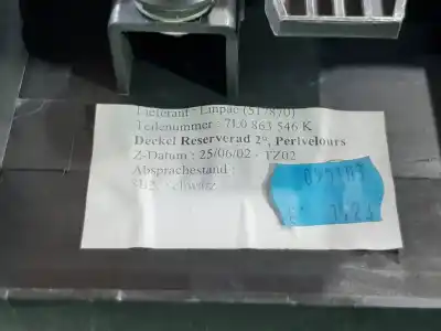 Second-hand car spare part carpet for porsche cayenne (9pa) turbo 4.5 oem iam references 7l0863546k  