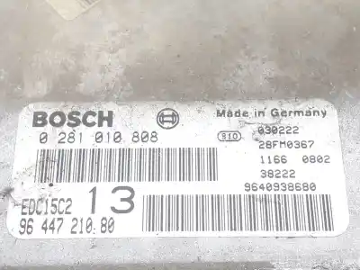 Автозапчасти б/у блок управления двигателем за citroen c5 i break (de_) 2.0 hdi (derhzb, derhze) ссылки oem iam 9644721080   Автозапчасти б/у блок управления двигателем за citroen c5 i break (de_) 2.0 hdi (derhzb, derhze) ссылки oem iam 9644721080