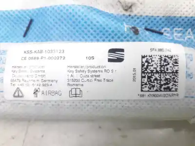 Автозапчасти б/у передняя правая подушка безопасности за seat leon st (5f8) 1.6 tdi ссылки oem iam 5f4880742  