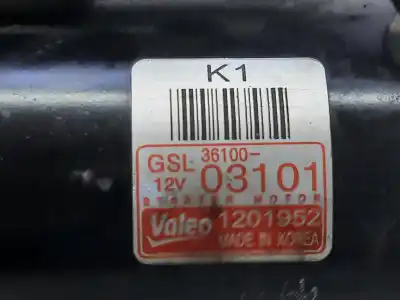 Peça sobressalente para automóvel em segunda mão motor de arranque por kia rio basic referências oem iam 3610003101  