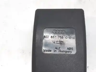 Second-hand car spare part left front seat belt buckle for audi a4 b6 (8e2) 2.0 oem iam references 8e0857755c