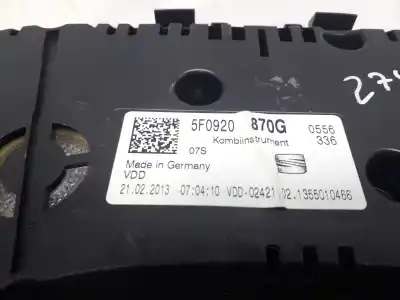 Автозапчасти б/у приборная доска за seat leon (5f1) 2.0 tdi ссылки oem iam 5f0920870g  
