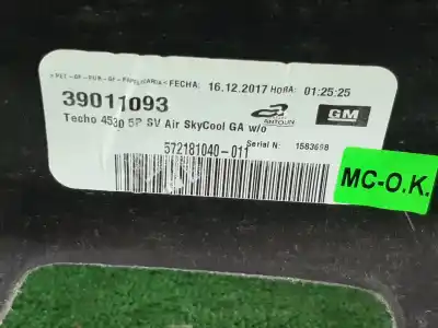 Pezzo di ricambio per auto di seconda mano tetto interno per opel corsa e expression riferimenti oem iam 39011093