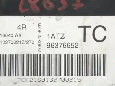 Second-hand car spare part ecu engine control for daewoo kalos (klas) 1.2 oem iam references 96376652  