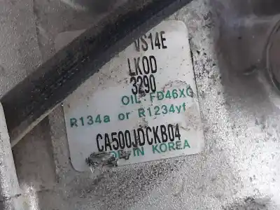 Pezzo di ricambio per auto di seconda mano compressore aria condizionata per kia ceed (jd) 1.4 concept riferimenti oem iam ca500jdckb04  