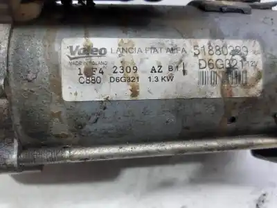 Pezzo di ricambio per auto di seconda mano MOTORINO DI AVVIAMENTO per FIAT DOBLO CARGO  Riferimenti OEM IAM 51880229  