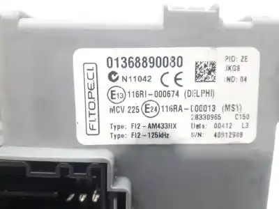 Second-hand car spare part fuse box unit for citroen nemo basis oem iam references 01368890080  