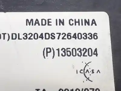 Peça sobressalente para automóvel em segunda mão módulo eletrônico por opel corsa e expression referências oem iam 13503204  