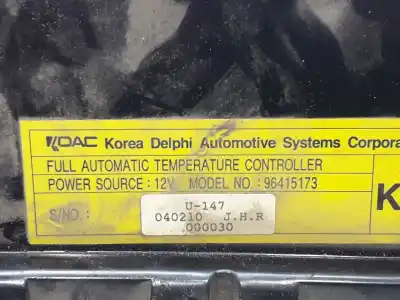 Peça sobressalente para automóvel em segunda mão comando de sofagem (chauffage / ar condicionado) por daewoo tacuma sx referências oem iam 96415173  