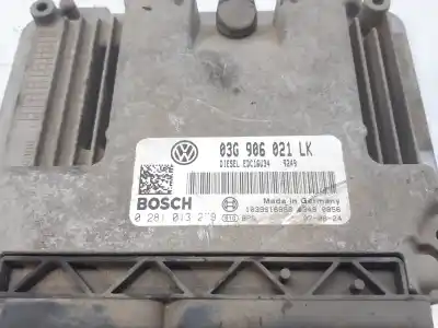 Second-hand car spare part ecu engine control for seat leon (1p1) reference oem iam references 03g906021lk  