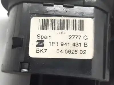 Second-hand car spare part headlights switch for seat leon (1p1) reference oem iam references 1p1941431b  