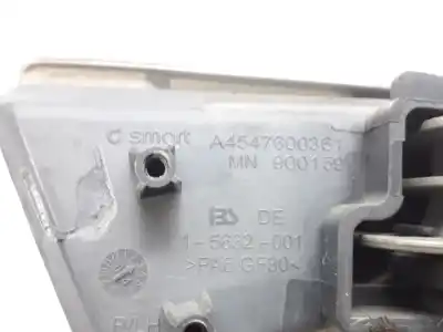 Автозапчасти б/у левая задняя внутренняя ручка за smart forfour (454) 1.3 (454.031) ссылки oem iam 4547600361