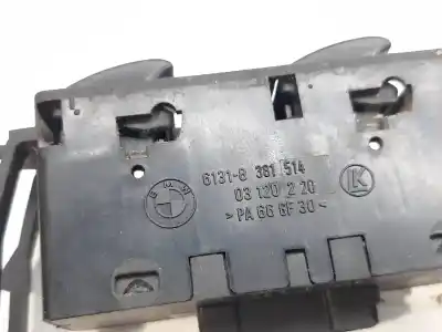 Pièce détachée automobile d'occasion COMMANDE DE LÈVE VITRE AVANT GAUCHE pour BMW SERIE 3 BERLINA (E46)  Références OEM IAM 61318381514  