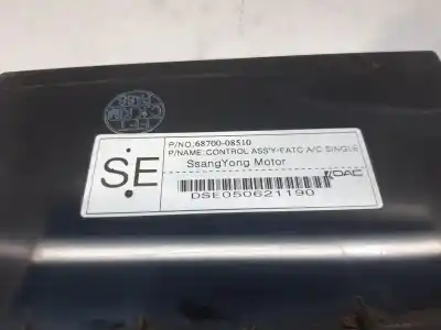 Автозапчастина б/у клімат-контроль для ssangyong rexton rx 270 full посилання на oem iam 6870008510  