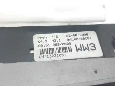 Автозапчасти б/у ОТОПЛЕНИЕ / КОНДИЦИОНИРОВАНИЕ ВОЗДУХА за OPEL ASTRA H BERLINA  ссылки OEM IAM 13231051  
